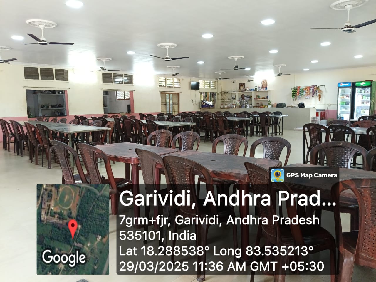 Clean food serving counters